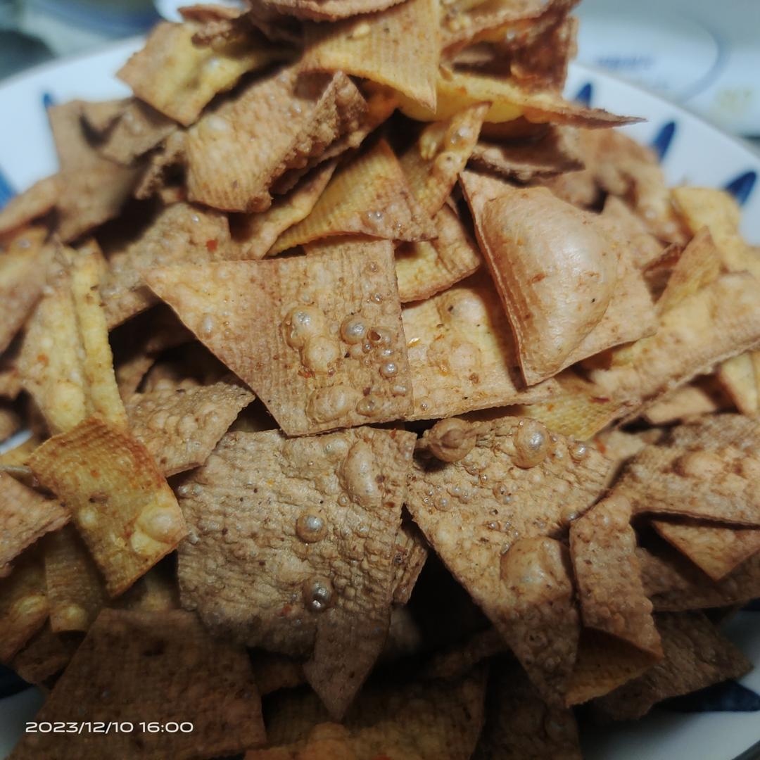 无油空气炸锅小零食-豆皮