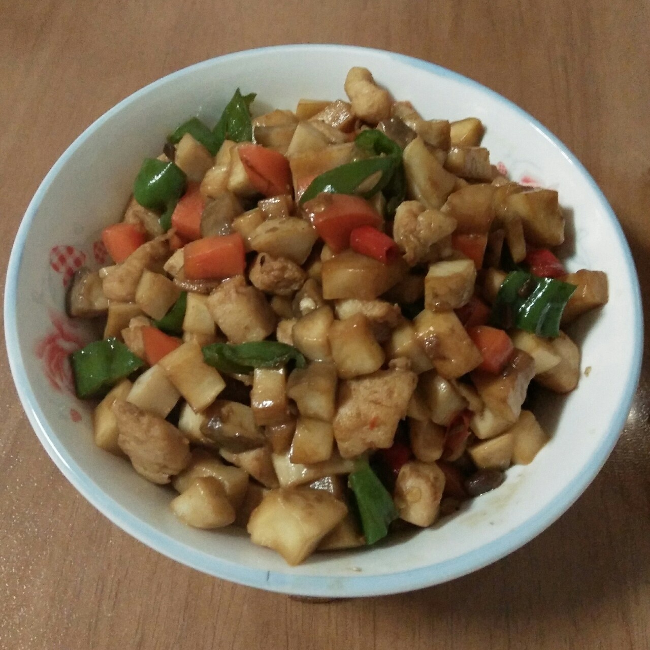 鸡肉杏鲍菇盐煮