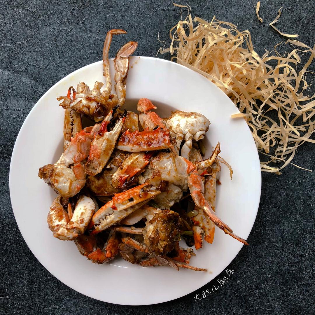 葱姜炒梭子蟹