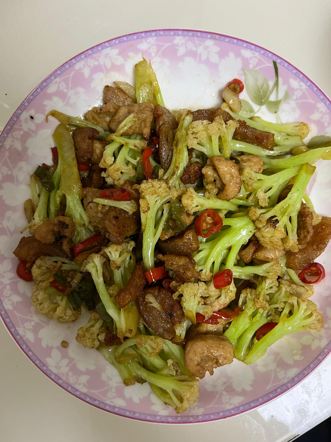 和饭店一个味道的干锅花菜