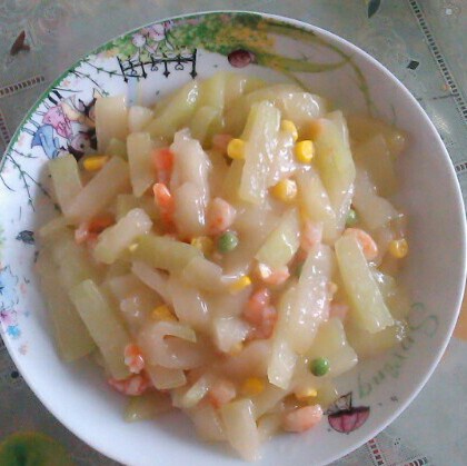 三色炒虾仁
