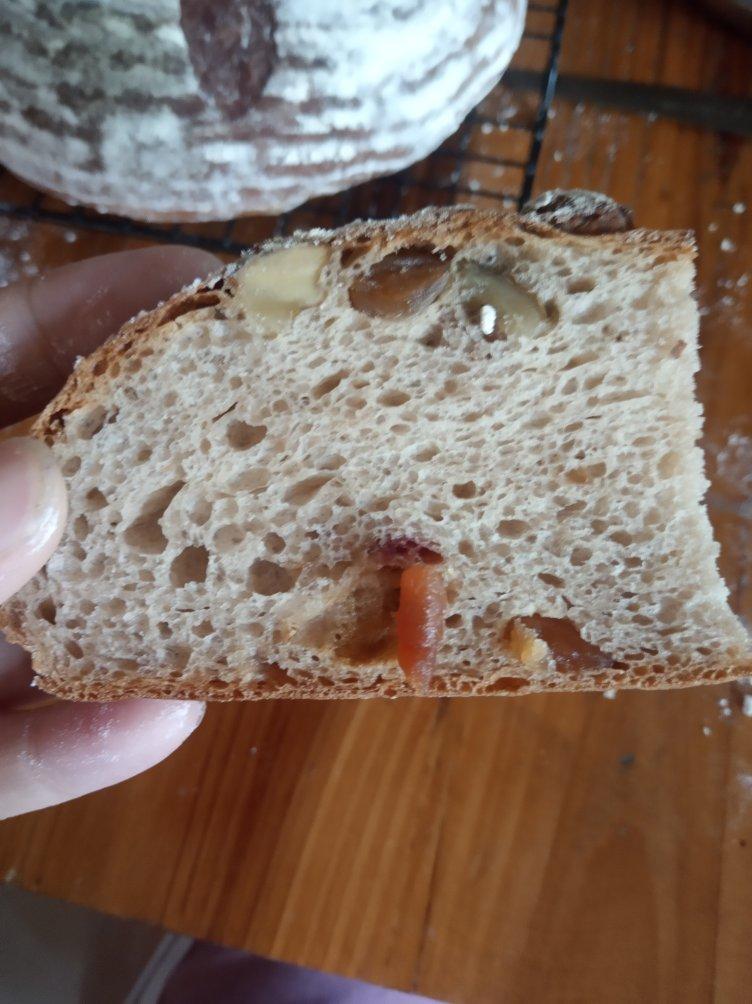 欧包，酒酿玫瑰桂圆软欧，养生系