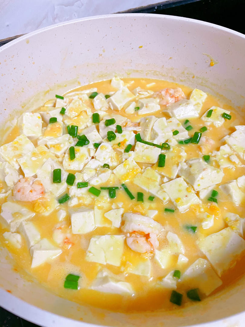 金沙豆腐虾仁/咸蛋黄豆腐虾仁