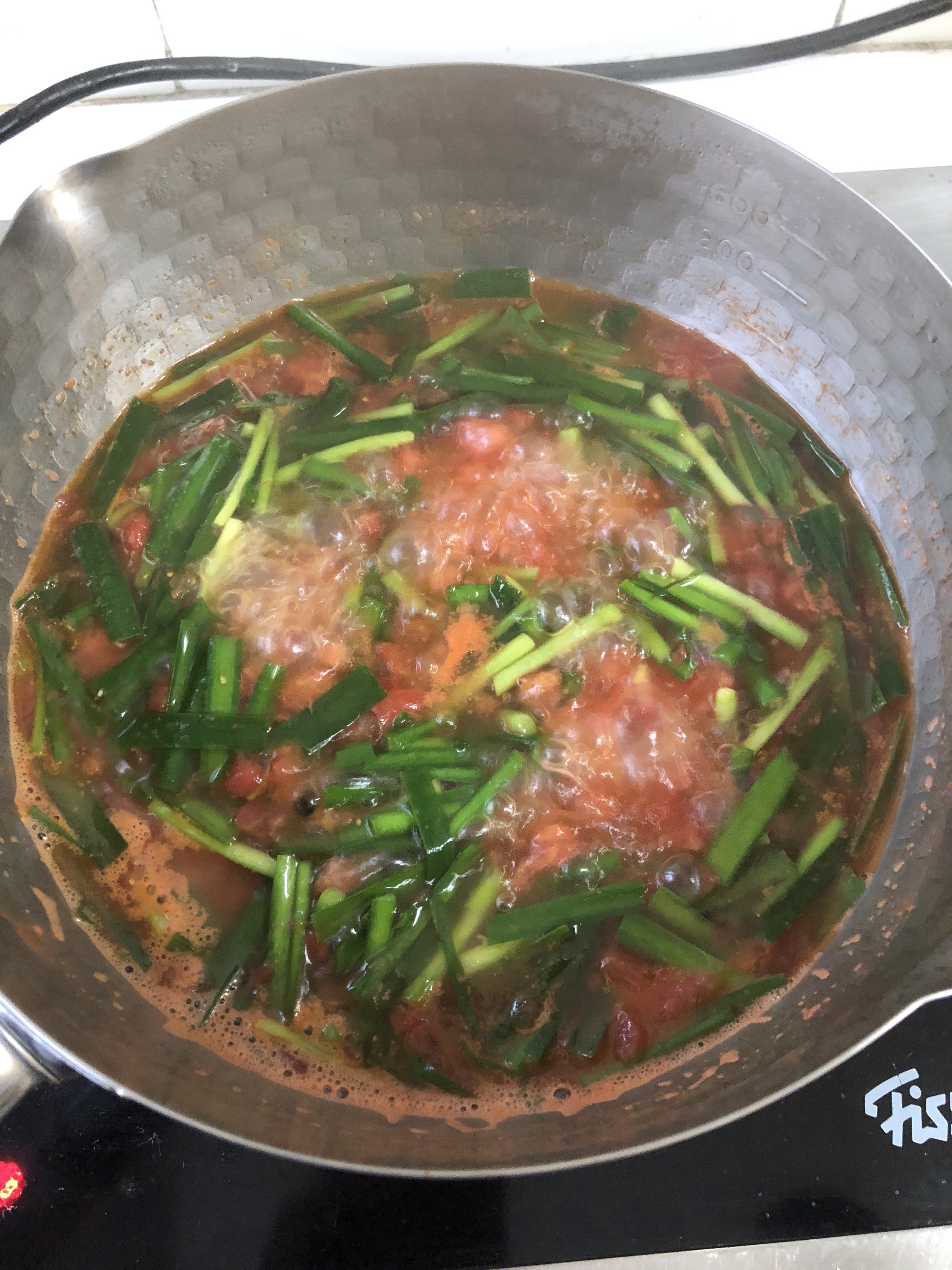 蕃茄韭菜汤的做法 步骤7