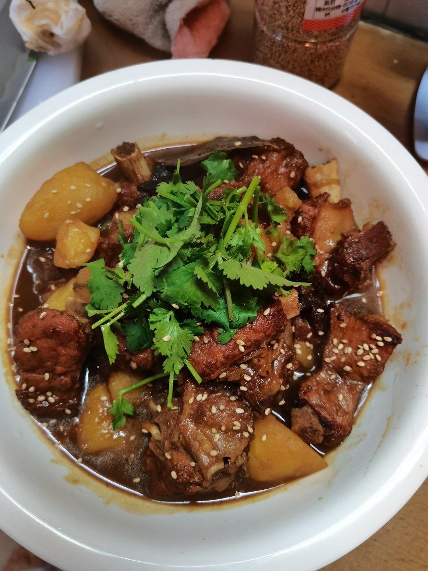 🔥巨好吃的红烧排骨炖土豆❗️懒人版轻松做拿手菜