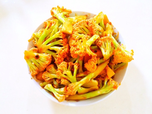 红烩花菜