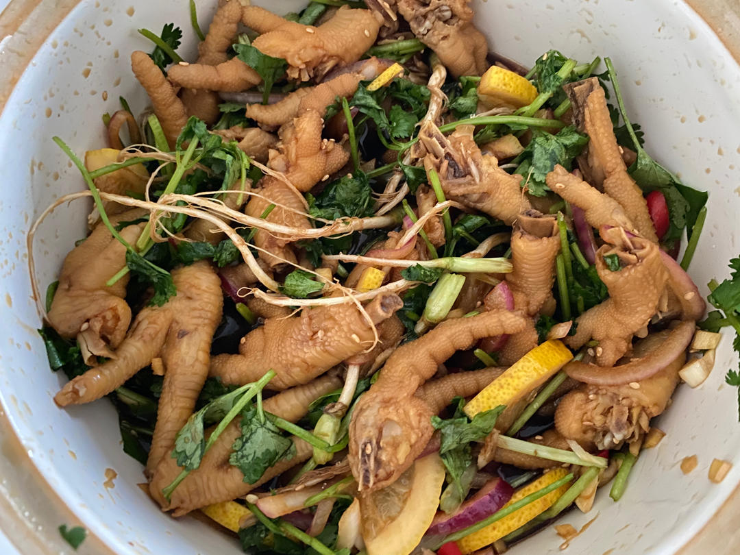 【柠檬酸辣鸡爪】自制超级无敌美味的网红鸡爪