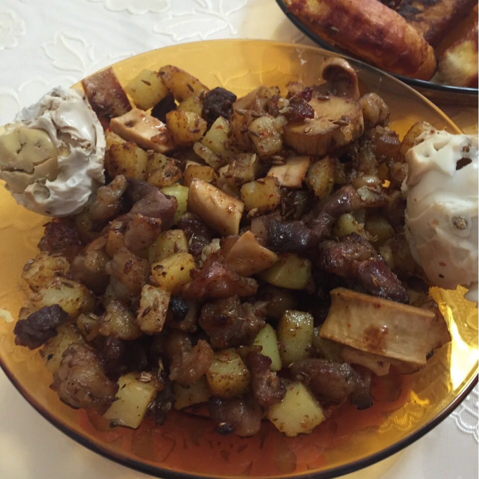 孜然炒土豆（毫无技术含量）