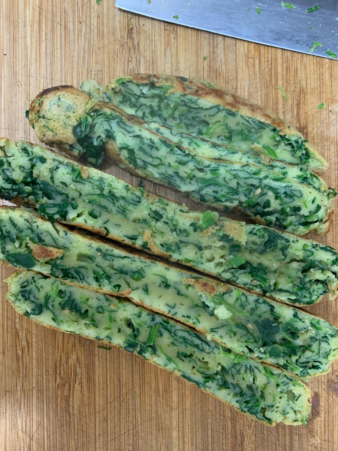 菠菜鸡蛋小方