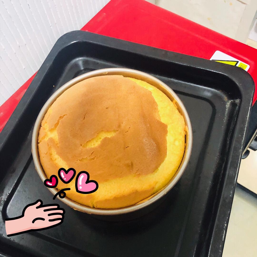 六寸戚风蛋糕