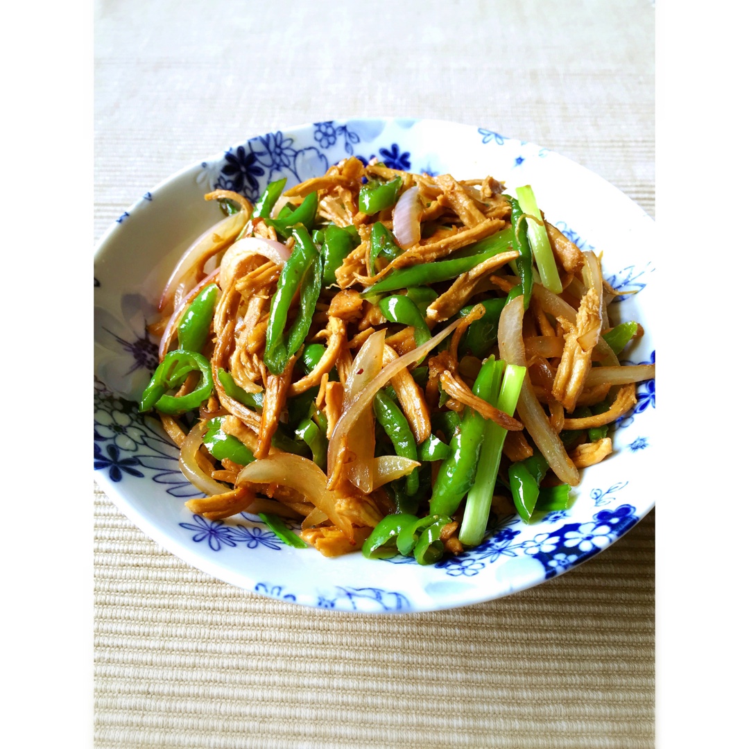 葱香手撕鸡