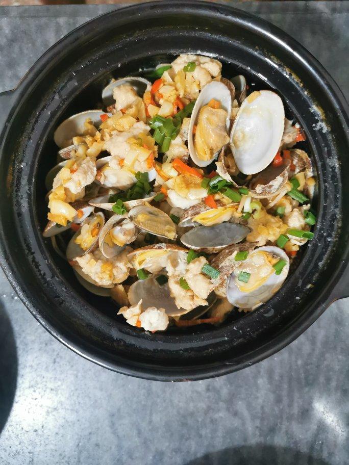 花甲虾金针菇煲