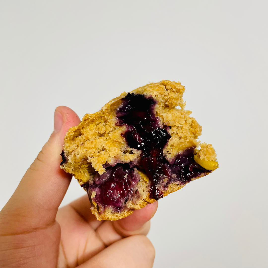 柠檬蓝莓快手面包丨健康·烘焙