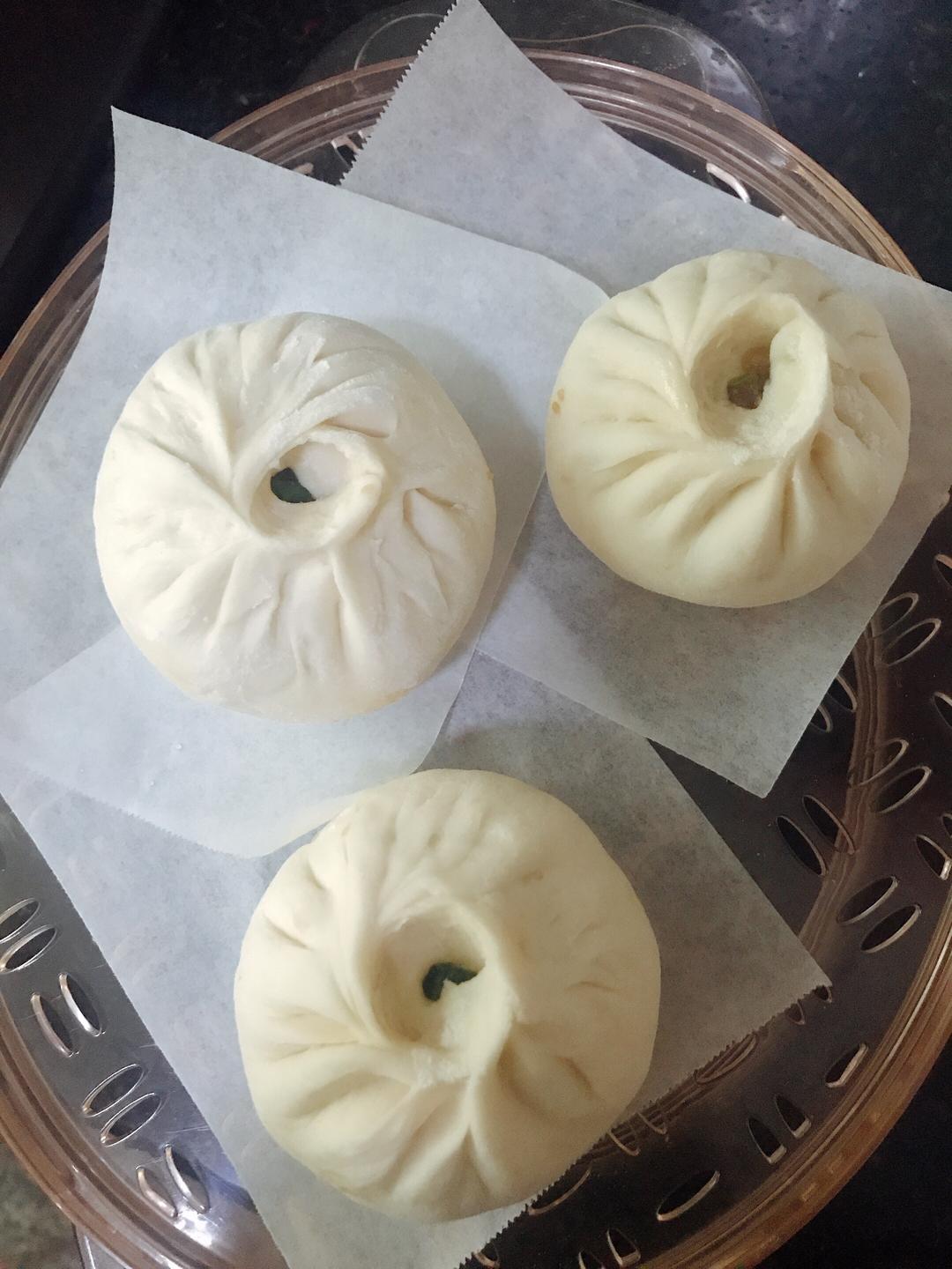 面包机和面做包子