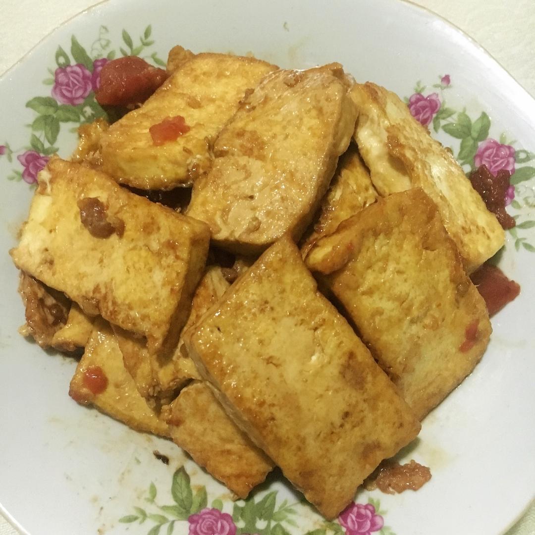 蚝油嫩豆腐