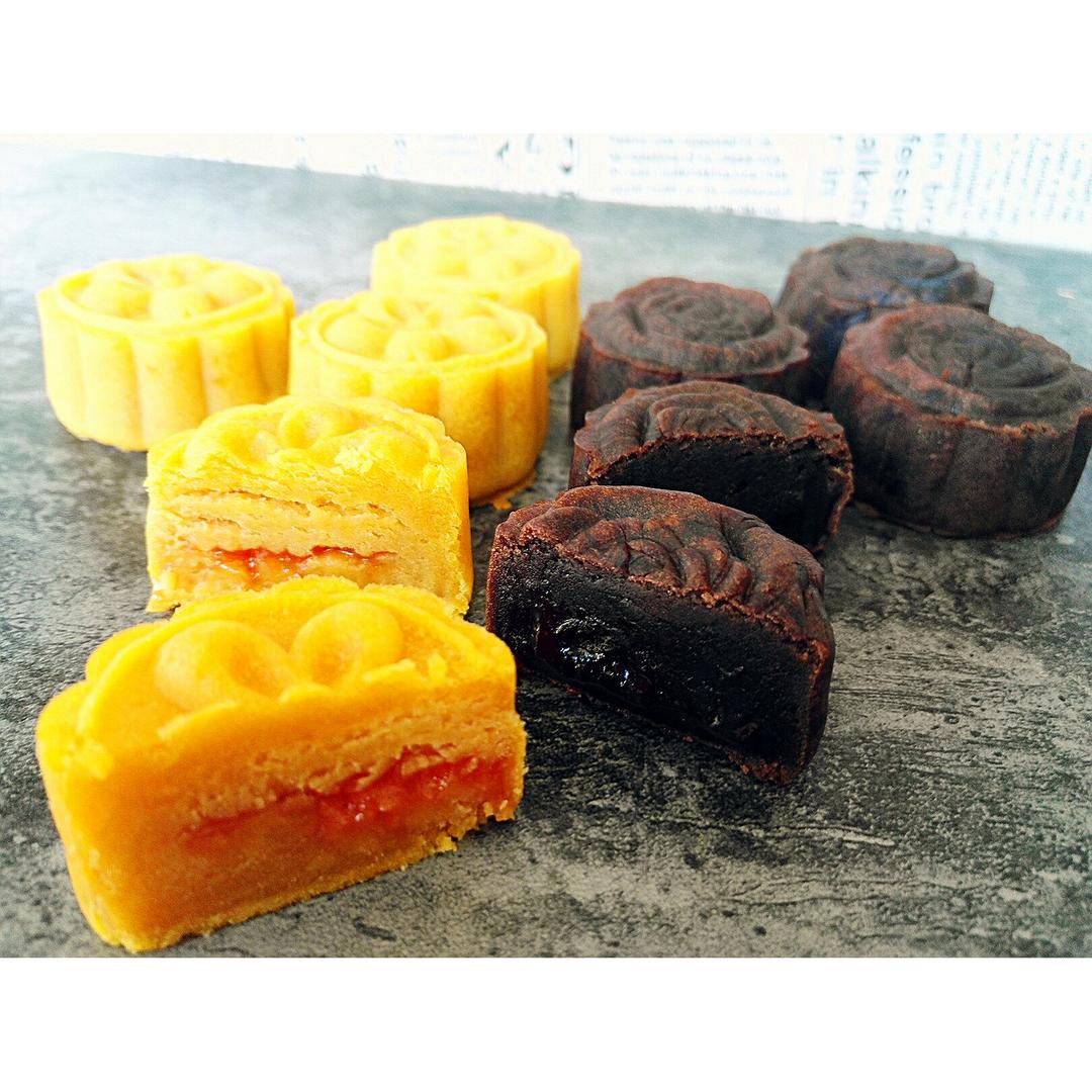 快手巧克力流心月饼