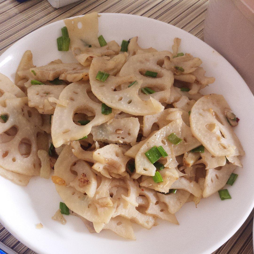 清炒藕片