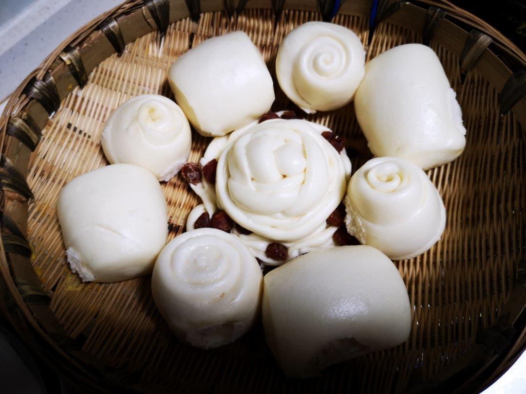 老面戗面白馒头