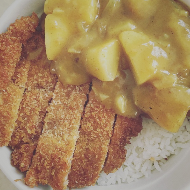 黄金咖喱猪扒饭