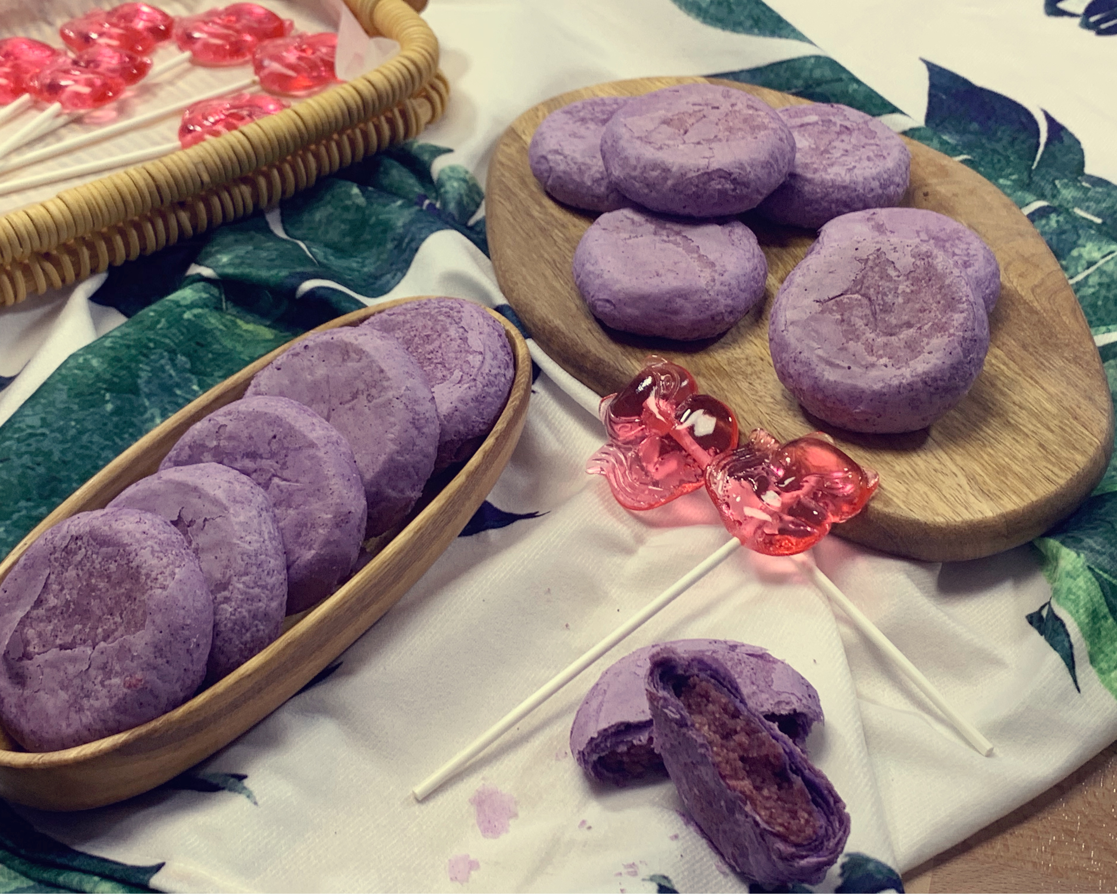 青丘传统：紫薯饼的做法