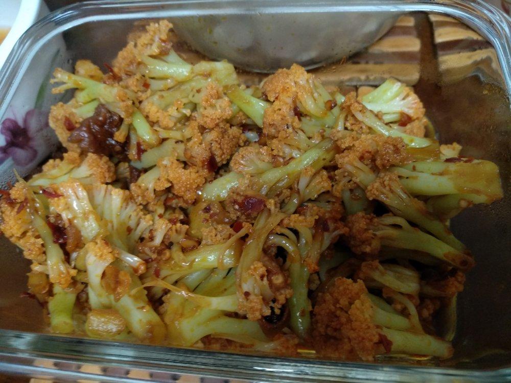 老干妈炒花菜