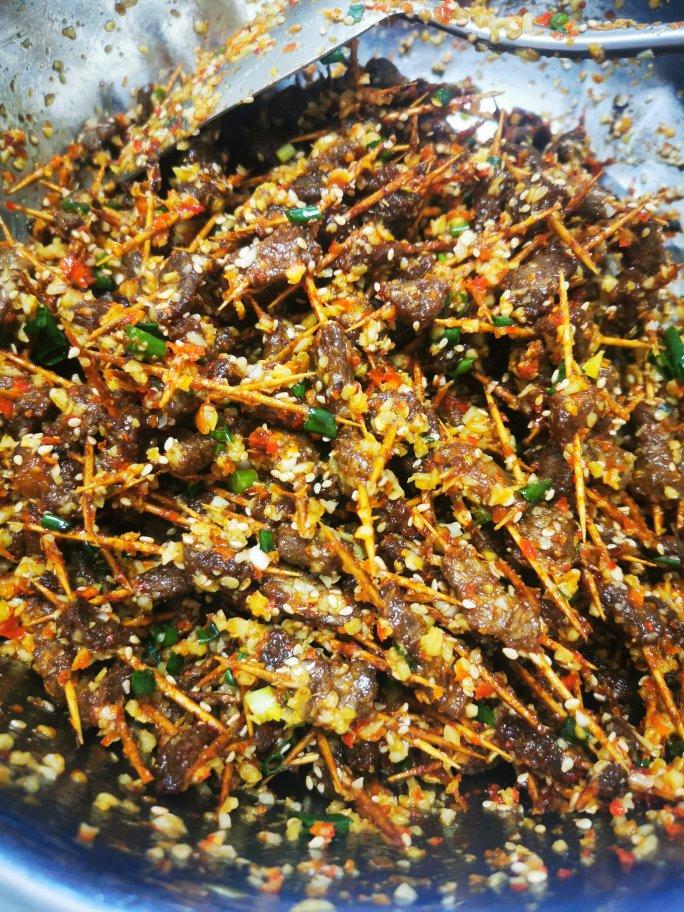 牙签牛肉 道地湖南味