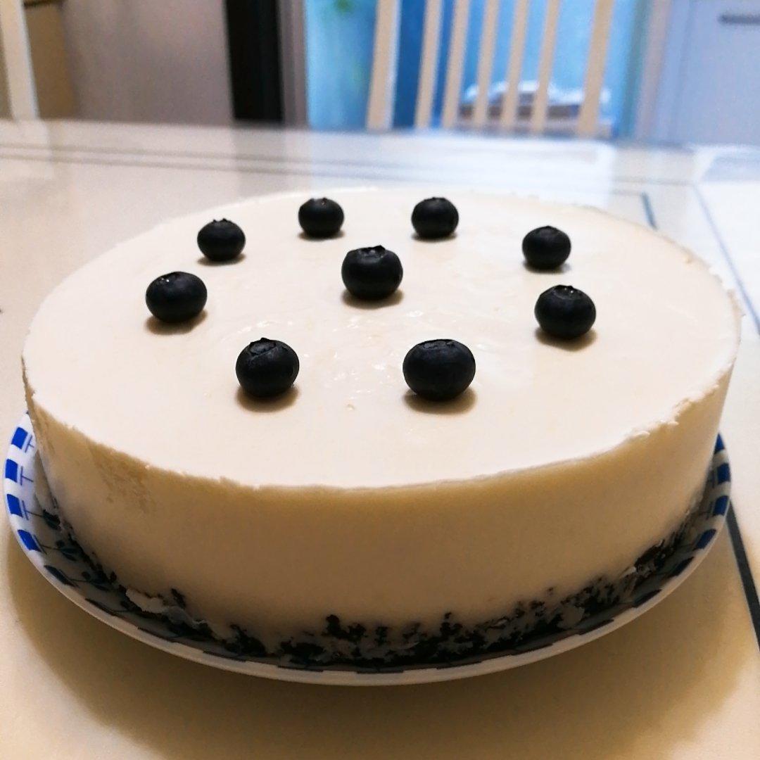 酸奶芒果慕斯蛋糕简易版（普通8寸活底）