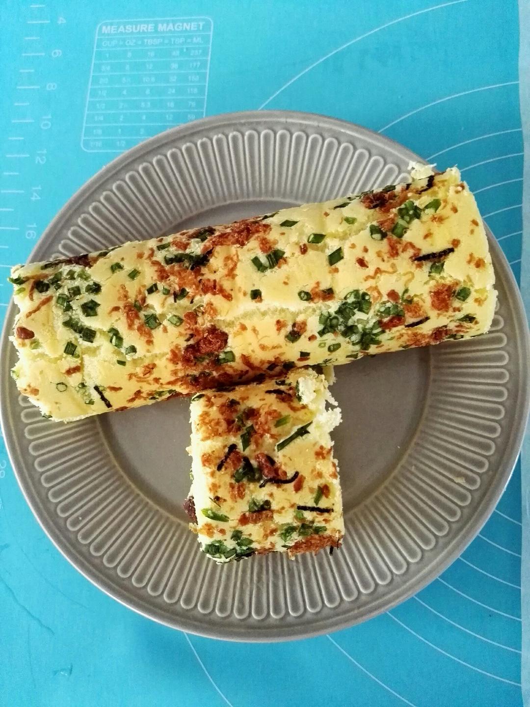 香葱肉松肥蛋糕卷～