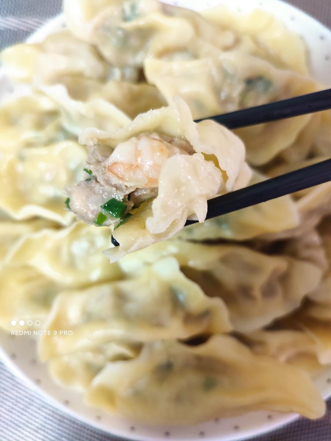 韭菜虾仁鲜肉水饺
