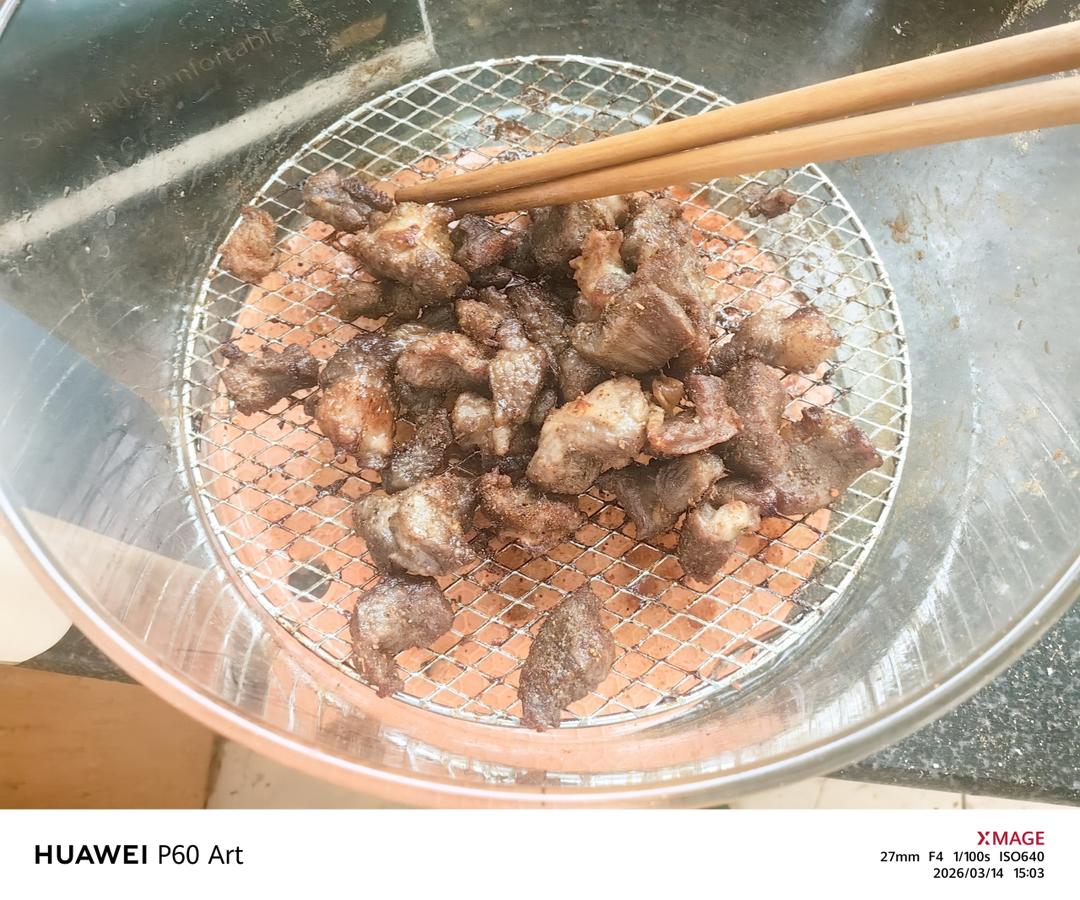 无签羊肉串（空气炸锅版接近炭烤口感）