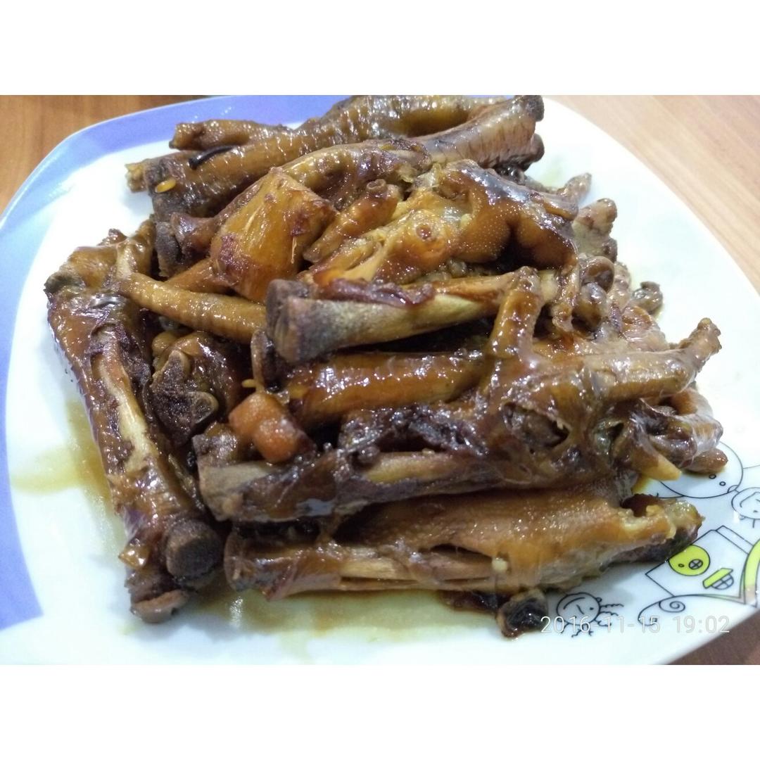 秘制红烧鸡爪