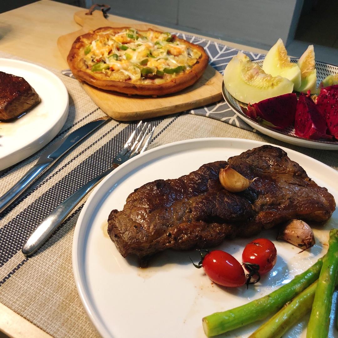 这么做厚切西冷牛排，不香吗