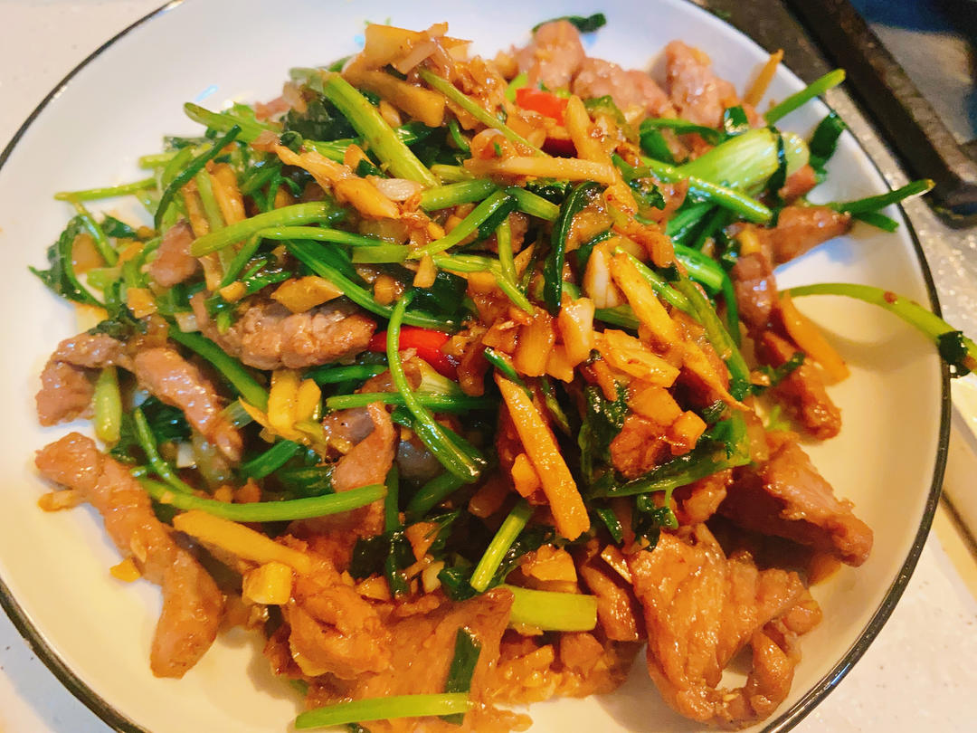 香菜牛肉