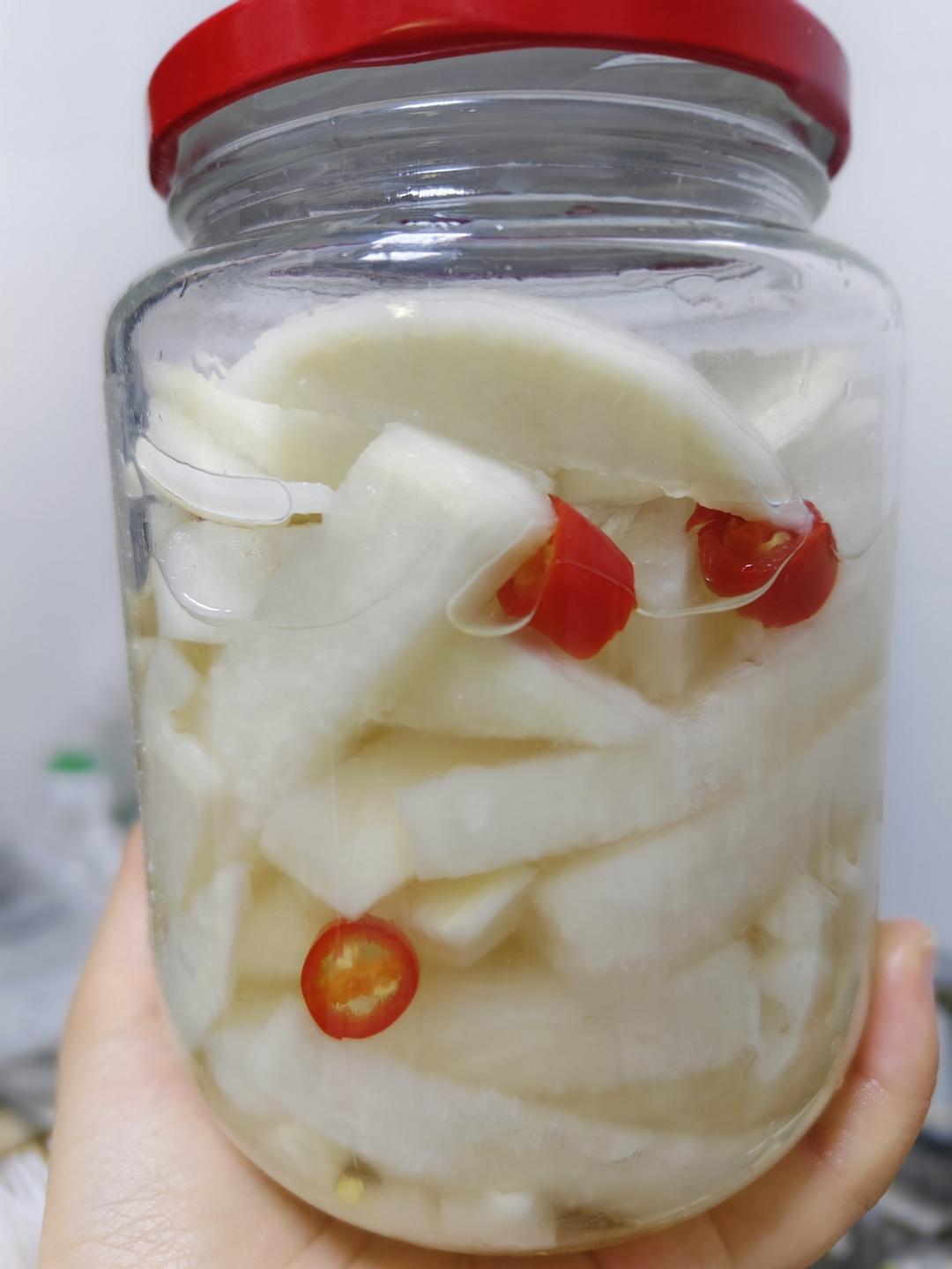 腌萝卜，酸甜爽口
