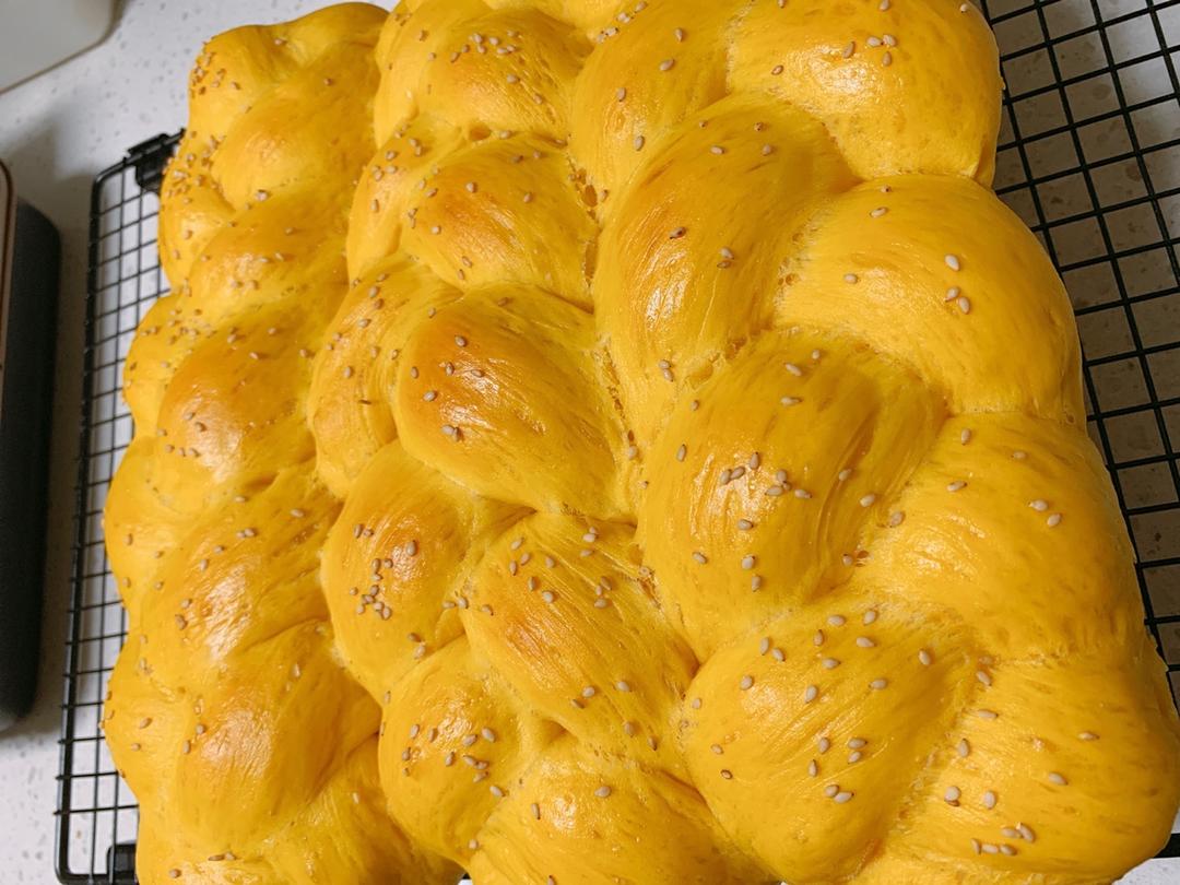 堂妈小厨——南瓜辫子面包