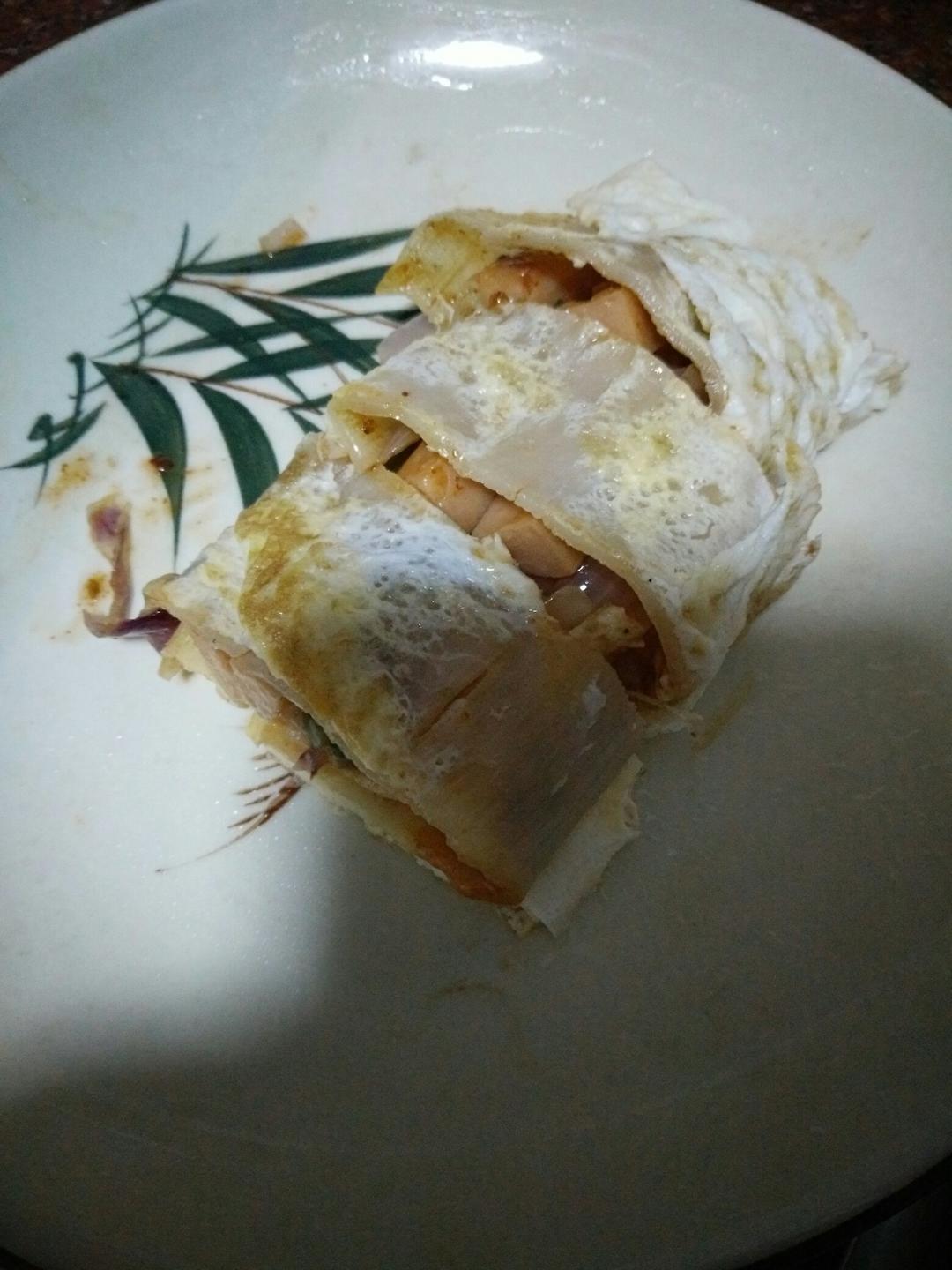 香香喷喷的烤冷面