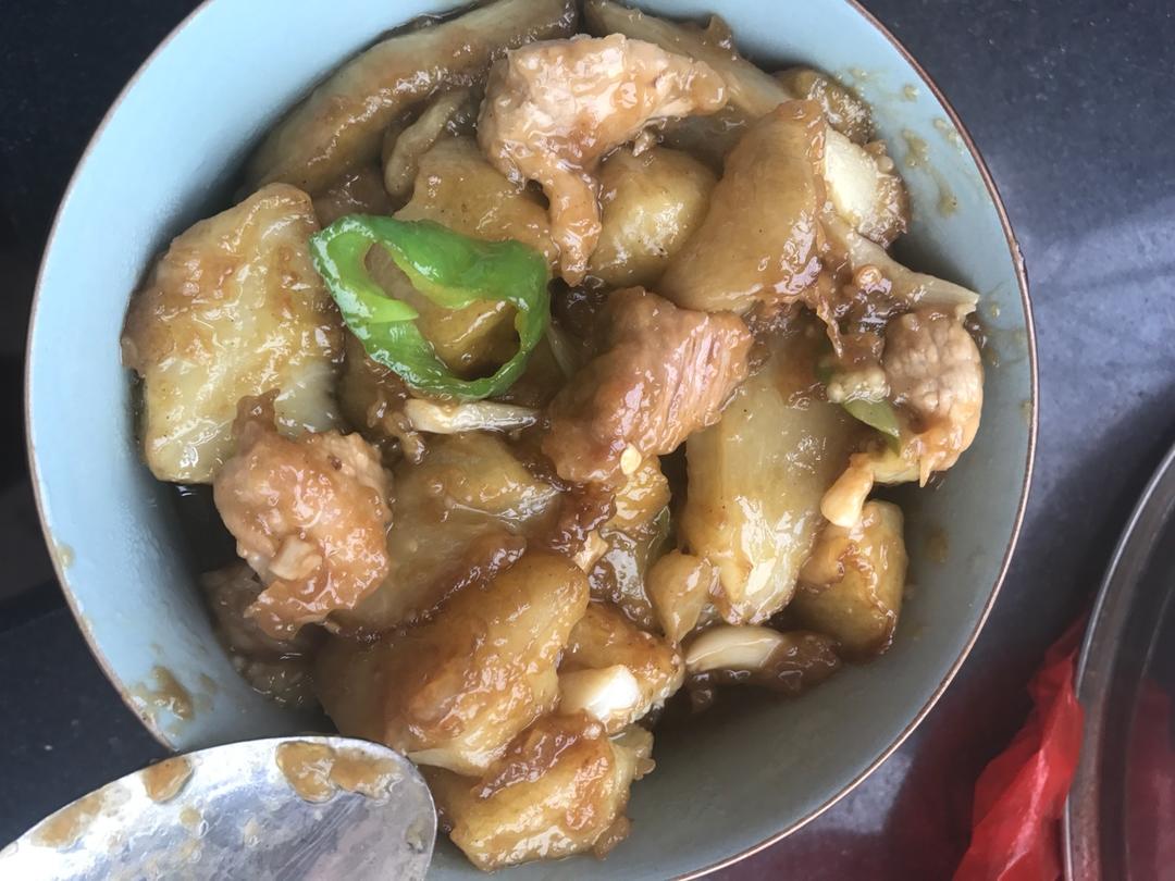 溜肉段烧茄子（东北硬菜呀哈哈）