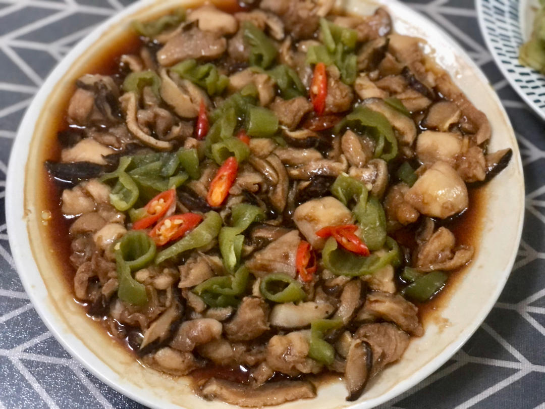 香菇蒸滑鸡