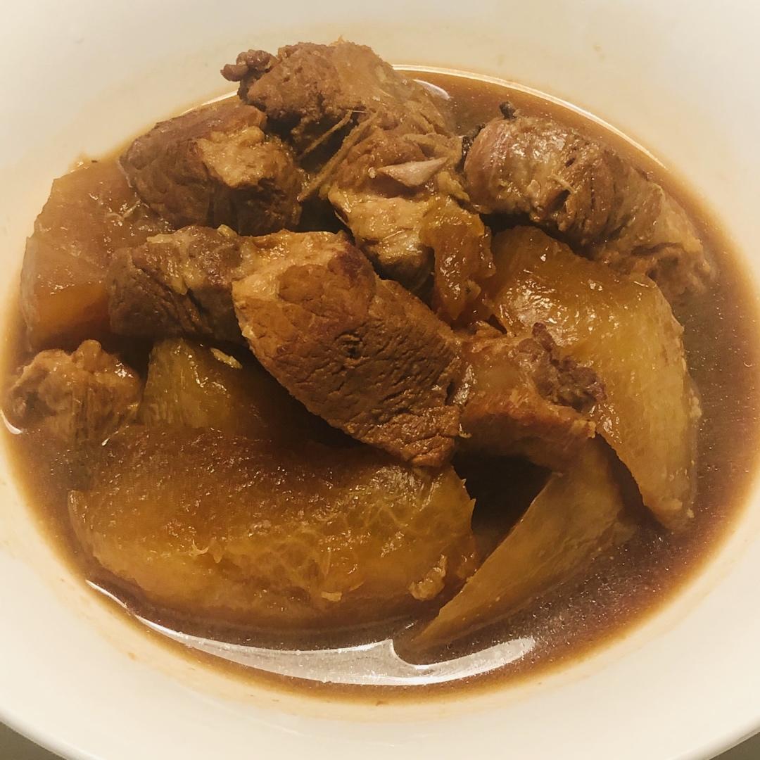 萝卜红烧排骨