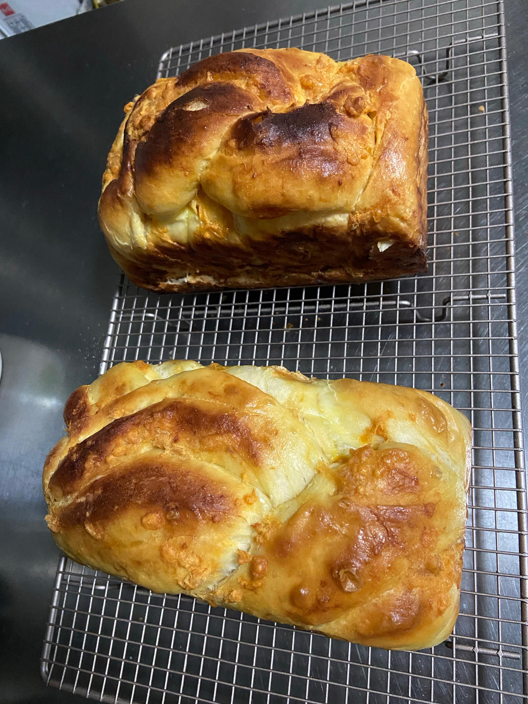 香葱肉松手撕吐司