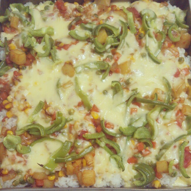 番茄鸡肉浓情焗饭【两人份】