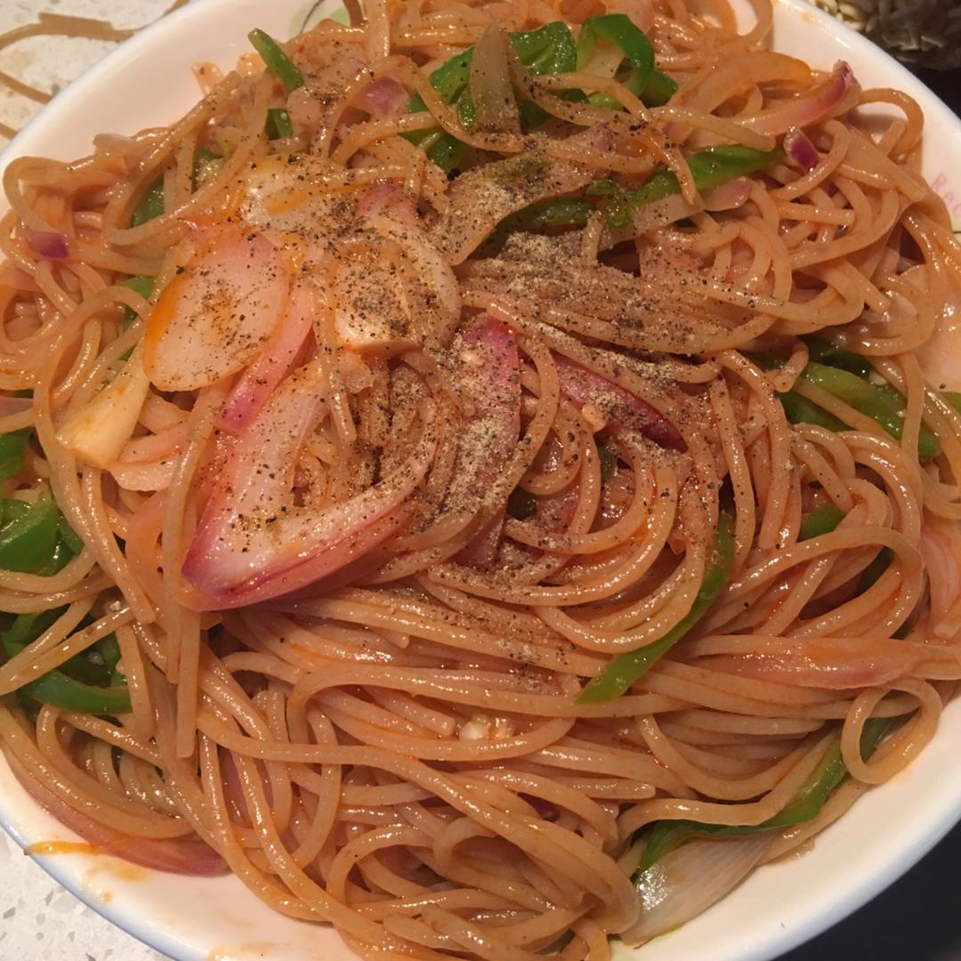 黑椒意面