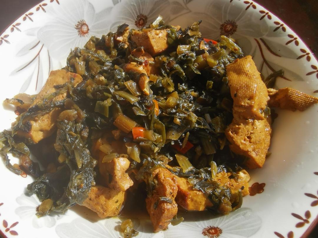下饭神菜 雪菜（雪里蕻）炖豆腐 专治夏季没食欲