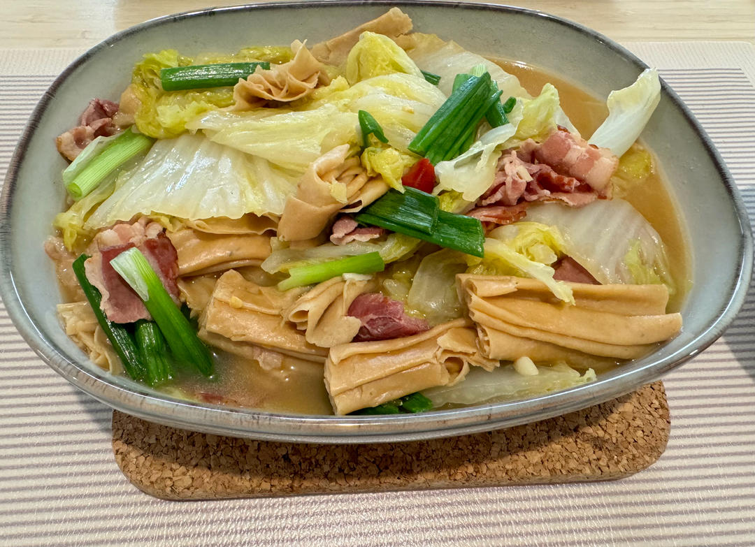 白菜腐竹煲