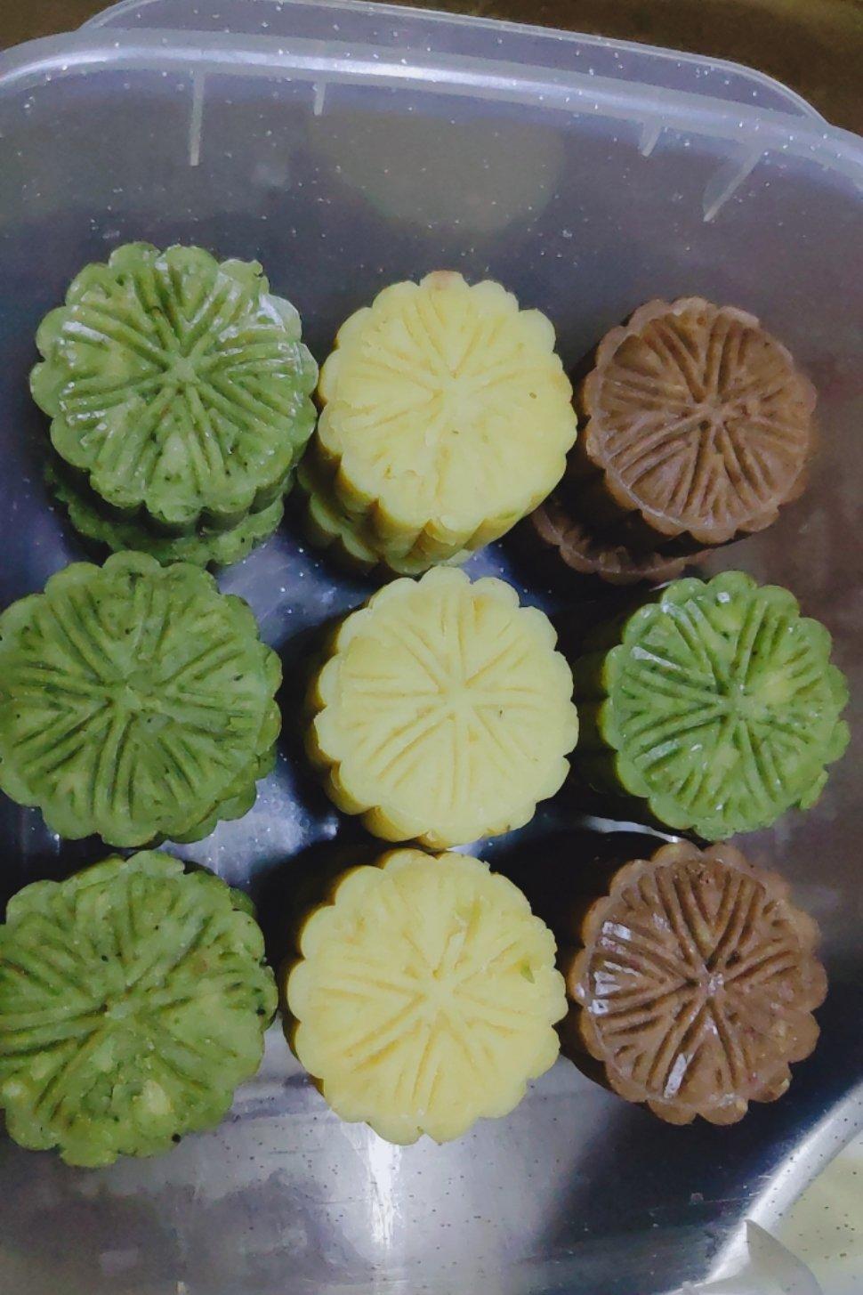 省时简易绿豆糕-免泡豆免过筛
