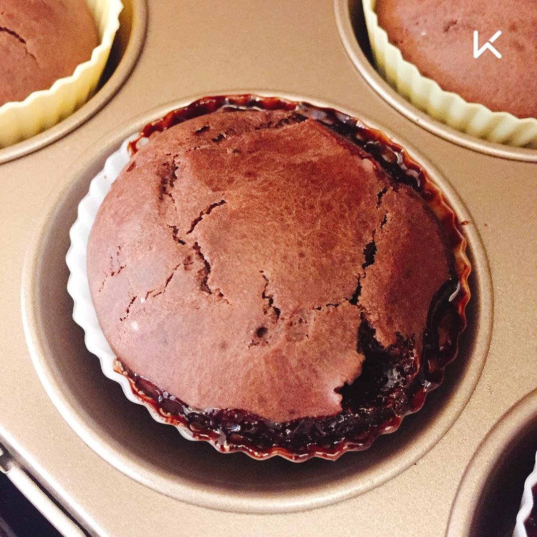 巧克力夹心坚果可可玛芬