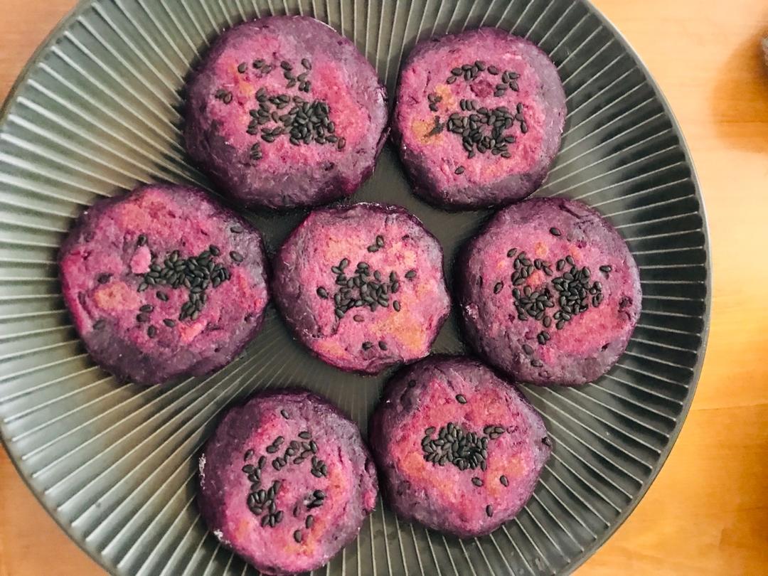 减肥必备紫薯饼