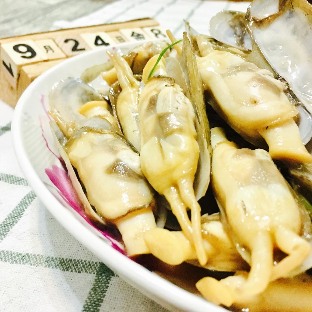 黄酒葱姜炝蛏子—一个妙招，蛏子完整不掉壳鲜嫩又多汁