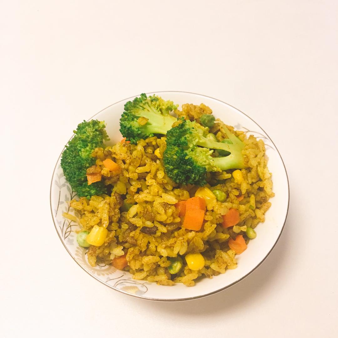 什蔬咖喱炒饭