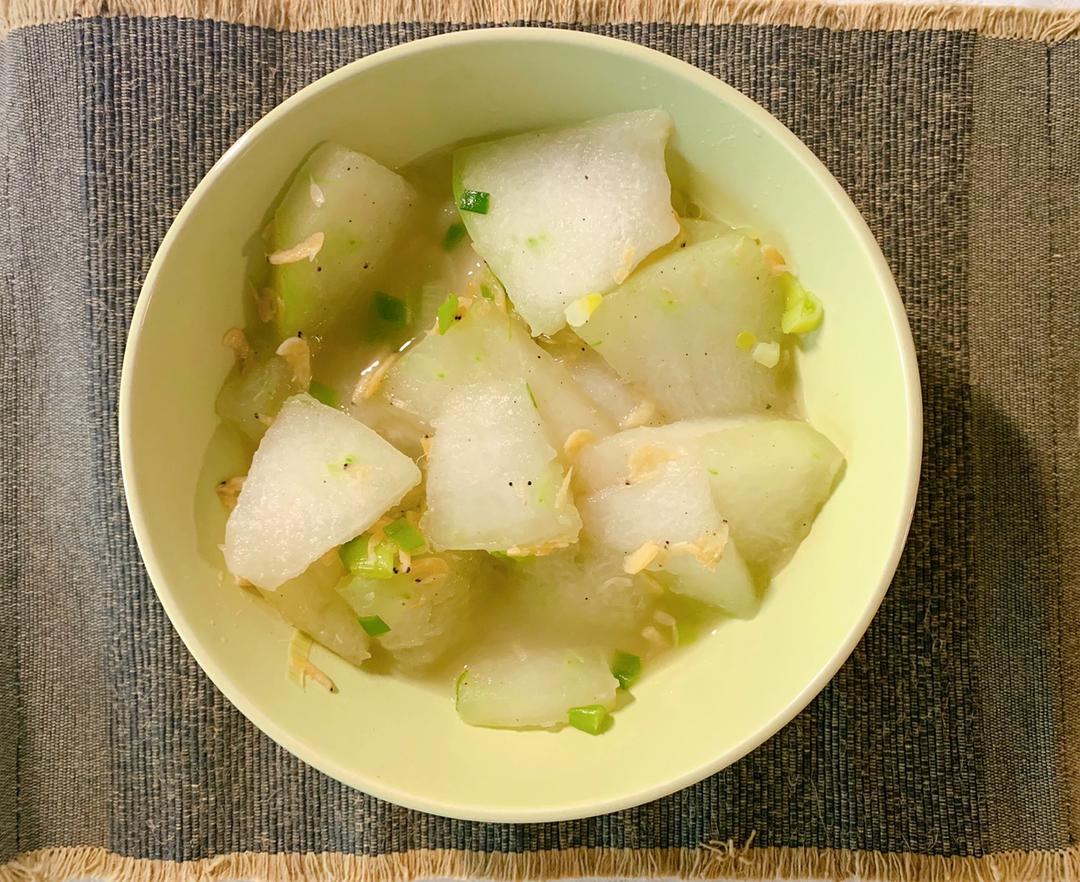 清炒冬瓜虾皮